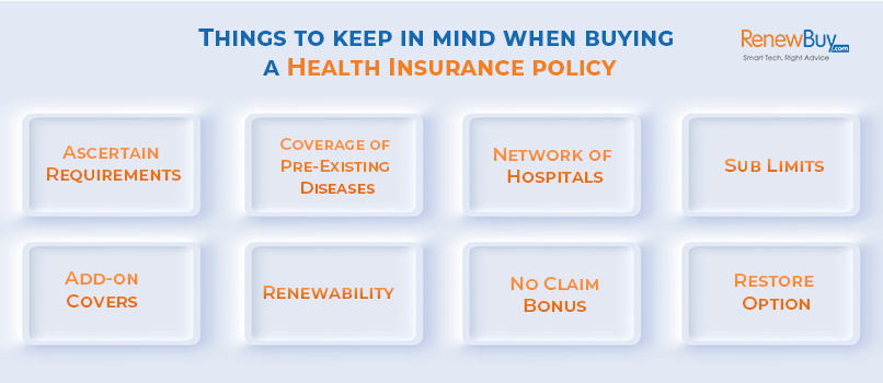 Things to keep in mind While Buying Health Insurance
